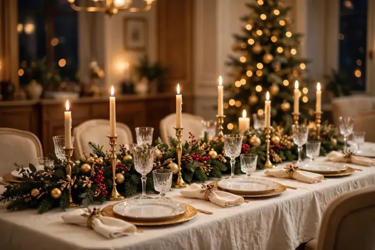 25 Christmas Table Setting Ideas for a Magical Holiday Dinner
