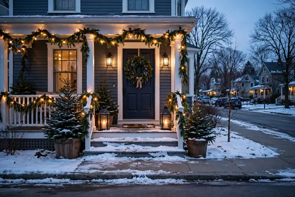 25 Winter Front Porch Decor Ideas for a Warm Welcome All Season