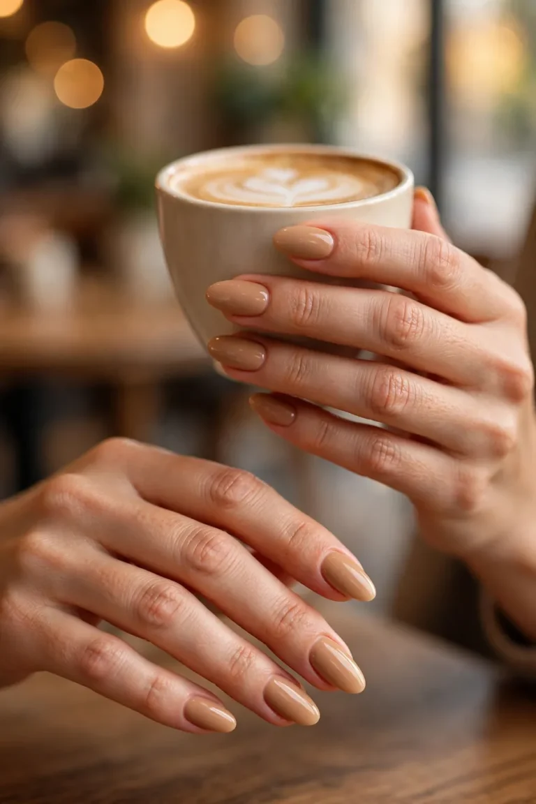 25 Caramel Nude Nail Ideas for the Latte Lacquer Look